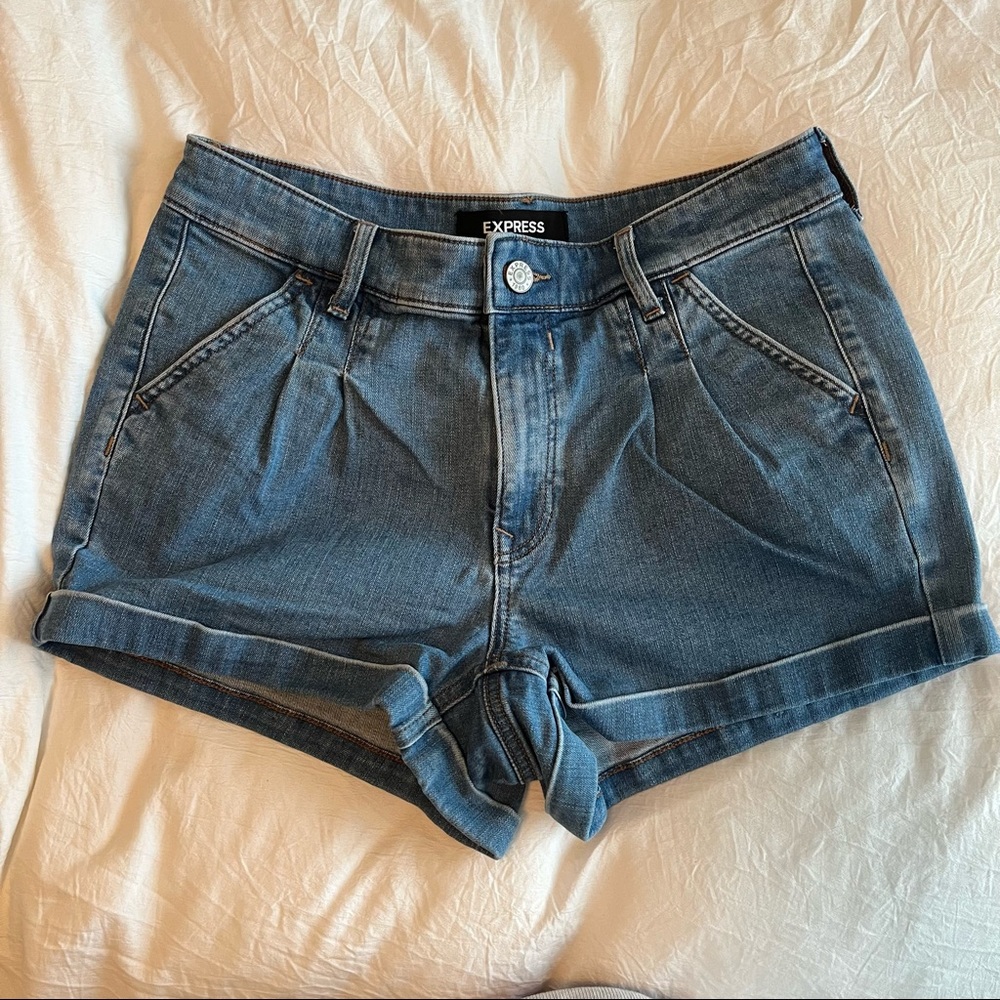 Express jean shorts